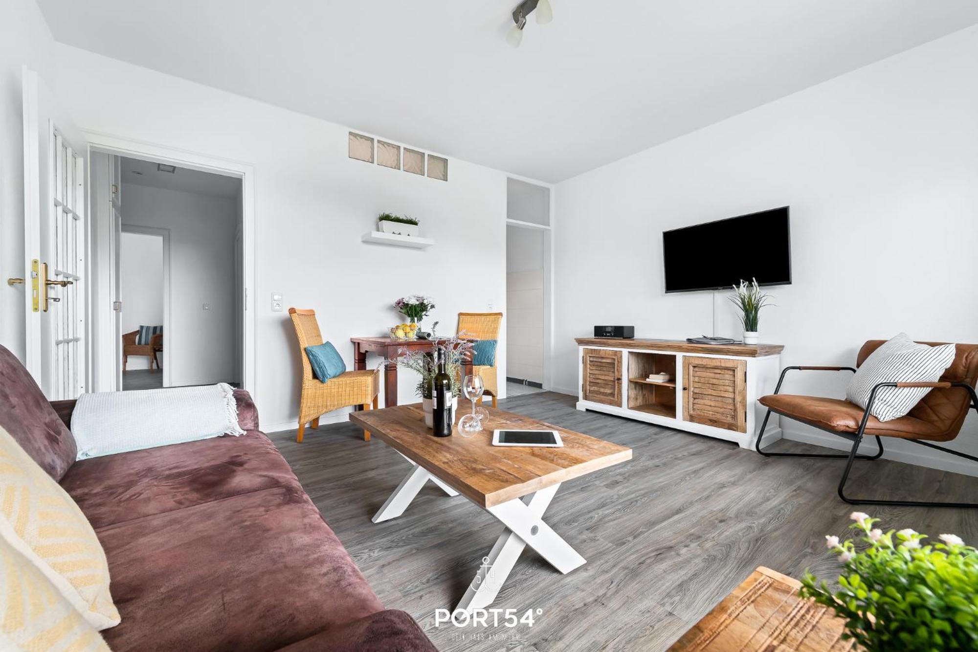 Ferienwohnung Deck 4 부숨 외부 사진